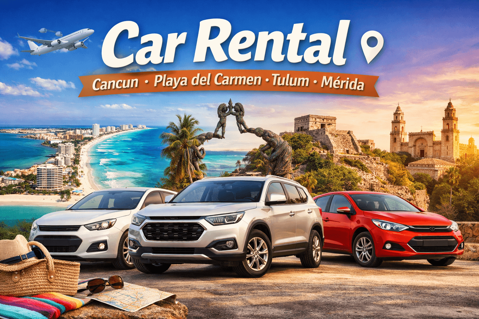 Car Rental Services in Riviera Maya & Yucatán